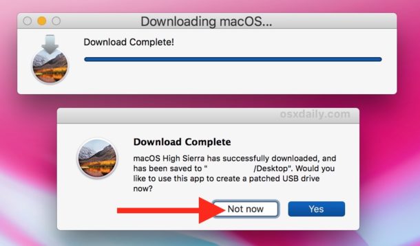 download macos high sierra installer without app store